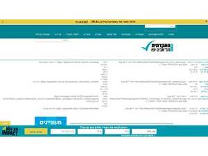 The Academic College of Tel-Aviv-Yaffo's Website Screenshot
