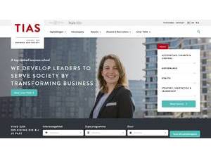 TIAS School for Business and Society's Website Screenshot