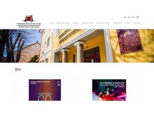 Universitatea de Arte din Târgu Mures's Website Screenshot