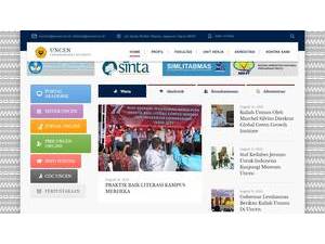 Cenderawasih University's Website Screenshot