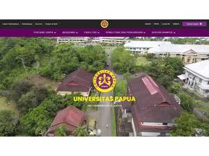 Universitas Papua's Website Screenshot