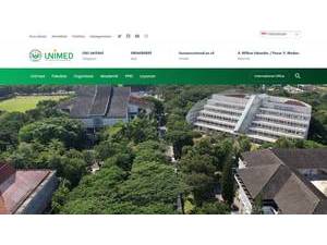 State University of Medan's Website Screenshot
