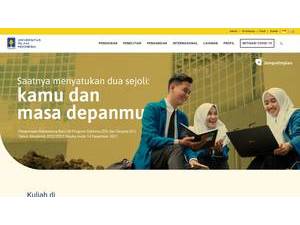 Islamic University of Indonesia's Website Screenshot