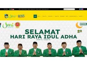 Muslim University of Indonesia's Website Screenshot