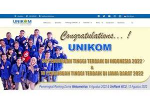 Indonesian Computer University's Website Screenshot