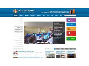 Musamus University's Website Screenshot