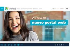 Co-operative University of Colombia's Website Screenshot