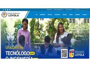 Polytechnic Institute of Loyola's Website Screenshot