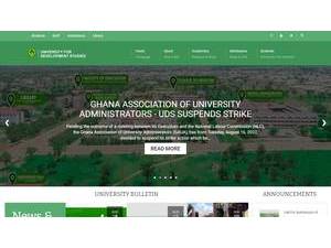 University for Development Studies's Website Screenshot