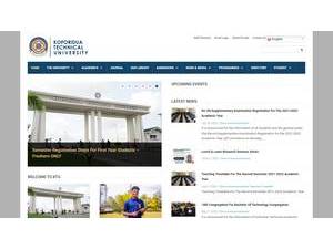 Koforidua Technical University's Website Screenshot