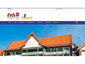 University of Malaysia, Kelantan's Website Screenshot