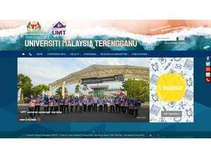 University of Malaysia, Terengganu's Website Screenshot