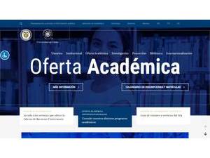 University of Caldas's Website Screenshot