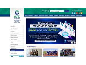 Technological University of León's Website Screenshot