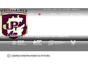 Universidad Politécnica de Tulancingo's Website Screenshot