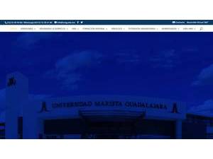 Universidad Marista de Guadalajara's Website Screenshot