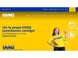 Vasco de Quiroga University's Website Screenshot