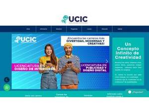 University of Communication Sciences of Puebla's Website Screenshot