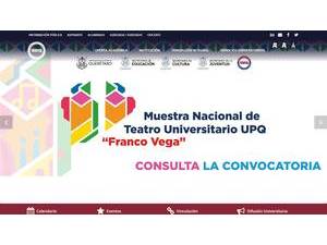 Polytechnic University of Querétaro's Website Screenshot