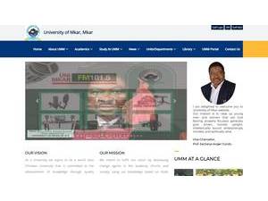 University of Mkar's Website Screenshot