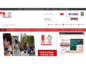University of Tolima's Website Screenshot