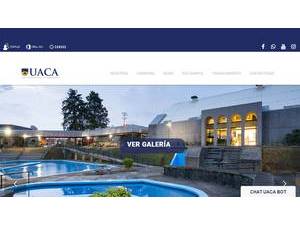 Autonomous University of Centro América's Website Screenshot