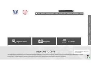 كلية الدراسات المصرفية والمالية's Website Screenshot