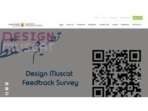 Scientific College of Design's Website Screenshot