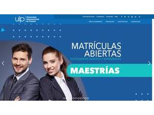 Universidad Interamericana de Panamá's Website Screenshot