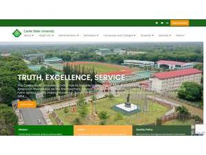 Cavite State University's Website Screenshot