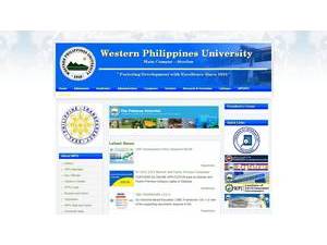 Western Philippines University's Website Screenshot
