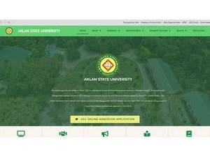 Aklan State University's Website Screenshot