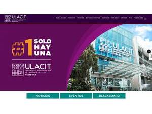 Latin American University of Science and Technology's Website Screenshot