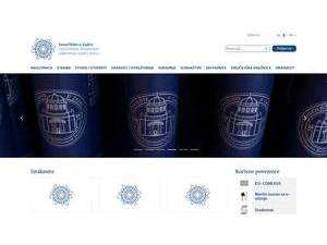 University of Zadar's Website Screenshot