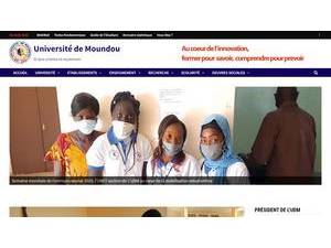 Université de Moundou's Website Screenshot