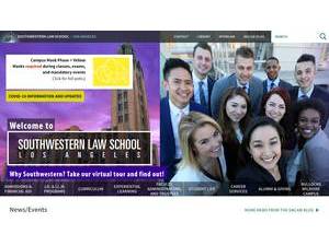 Southwestern Law School's Website Screenshot