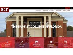 Baptist University of Florida's Website Screenshot