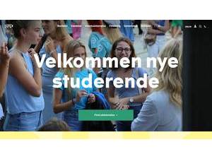 Roskilde University's Website Screenshot
