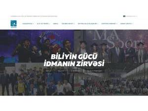 Azərbaycan Dövlət Bədən Tərbiyəsi və Idman Akademiyası's Website Screenshot