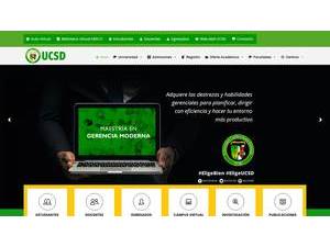Catholic University of Santo Domingo's Website Screenshot