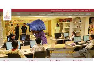 الجامعة الأمريكية في الكويت's Website Screenshot