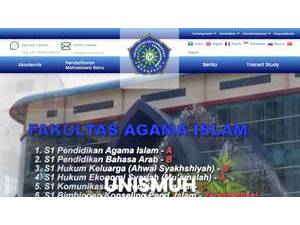 Universitas Muhammadiyah Makassar's Website Screenshot