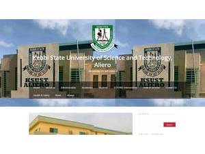 Kebbi State University of Science and Technology's Website Screenshot
