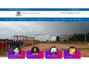 विनोबा भावे विश्वविद्यालय's Website Screenshot