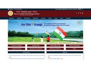 National Institute of Technology, Hamirpur's Website Screenshot