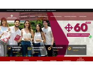 Catholic University of Santiago de Guayaquil's Website Screenshot