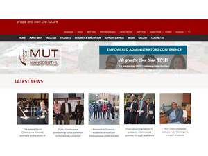 Mangosuthu University of Technology's Website Screenshot