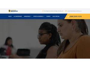 Independent University of Costa Rica's Website Screenshot