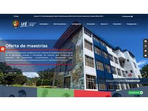 National University of Loja's Website Screenshot