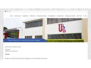 Latin American Technical University's Website Screenshot